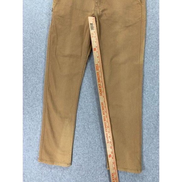 Fair Play Cotton Blend Flat‎ Front Pants (Men's 34x30) Tan/Brown - Picture 7 of 12